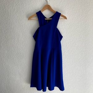 Royal blue dress, Express